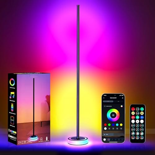 Smart LED Corner Floor Lamp