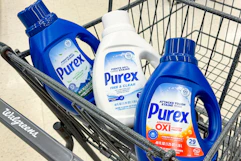 purex laundry detergent in walgreens shopping cart sponsored