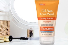 neutrogena daily scrub on a counter