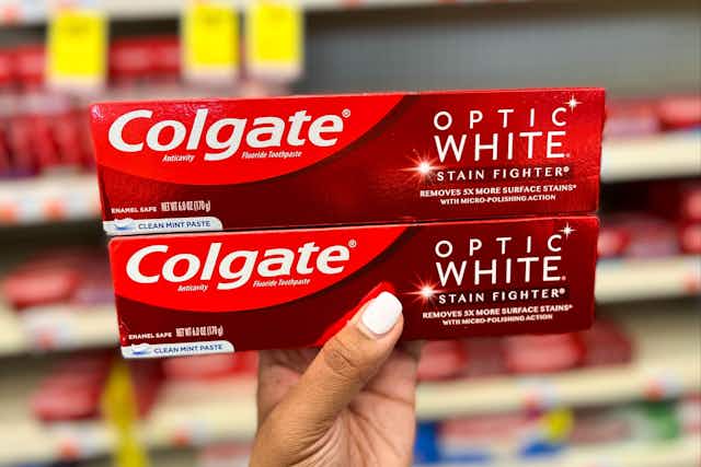 Colgate Optic White 3-Pack Toothpaste, as Low as $7.78 on Amazon card image