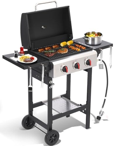 3-Burner Propane Gas Grill