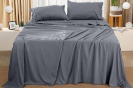 4-Piece Queen Sheet Set, Now $13.48 on Amazon (Reg. $30) card image