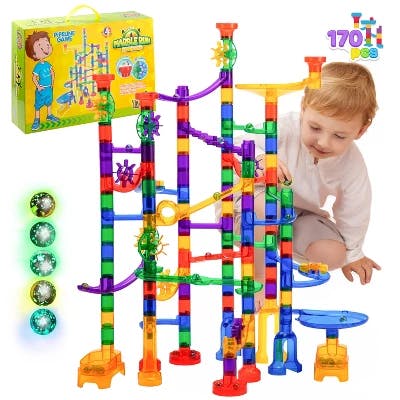 Glowing Marble Run