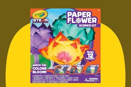 Walmart Slashed the Price on This Crayola Paper Flower Kit From $26 to $10 card image