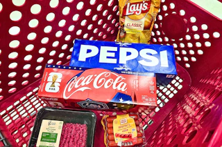 target matchup groceries in shopping cart