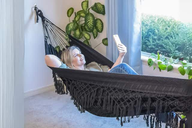 Indoor Hammock Clearance, Now Just $24.99 at Walmart (Reg. $42.99) card image