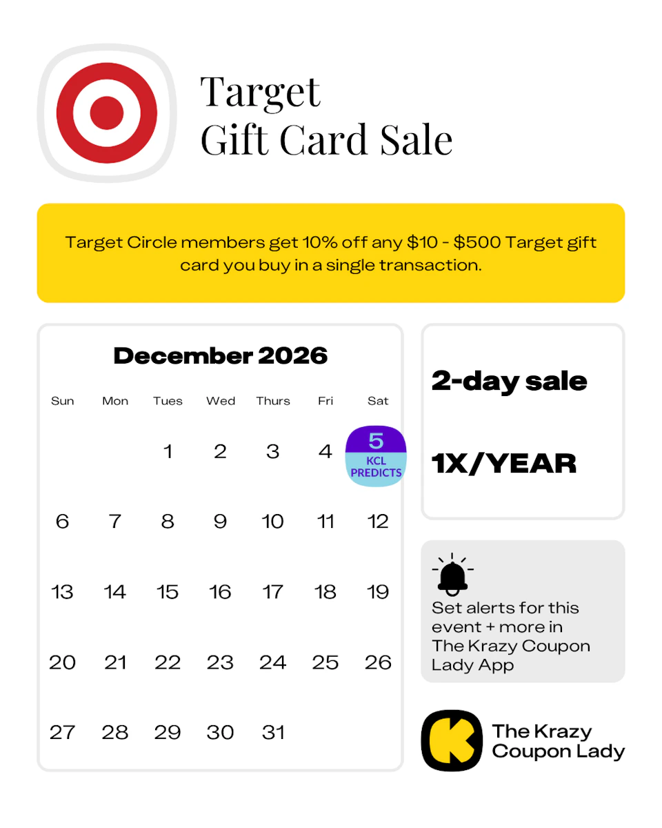 Target Gift Card Sale: How to Grab Them For 10% Off - The Krazy Coupon Lady