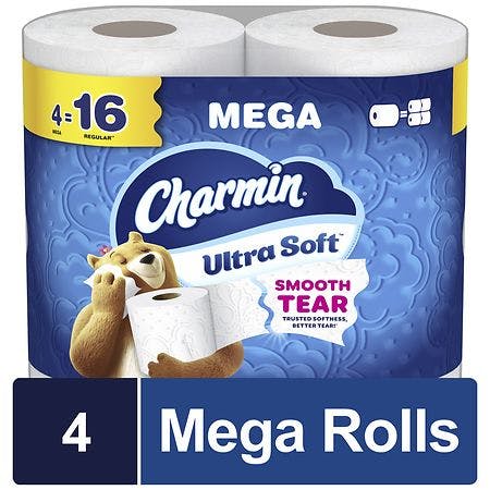 4 Charmin Toilet Paper Packs