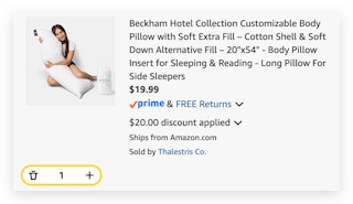 Beckham Hotel Collection Customizable Body Pillow