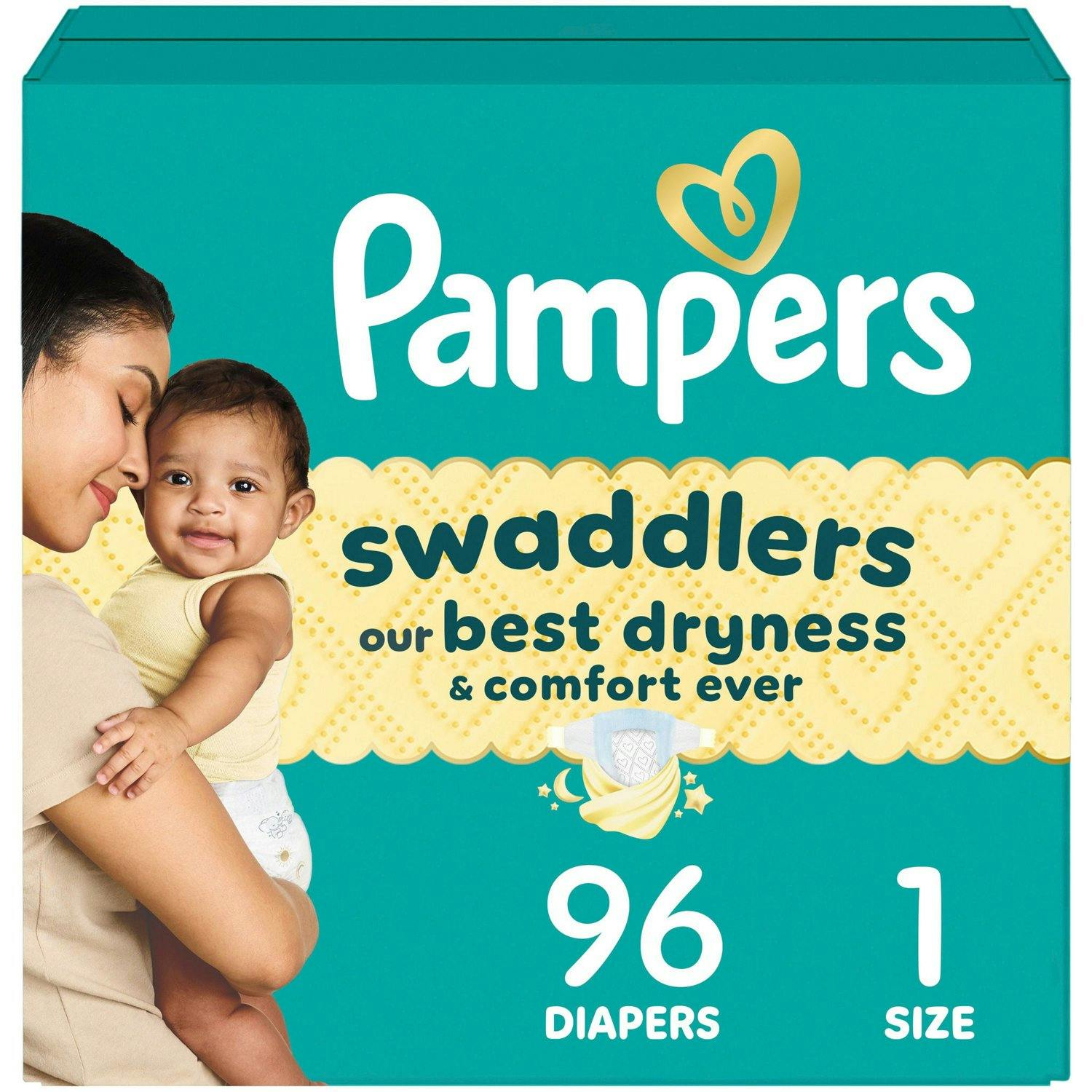 2 Pampers Swaddlers Diaper Boxes