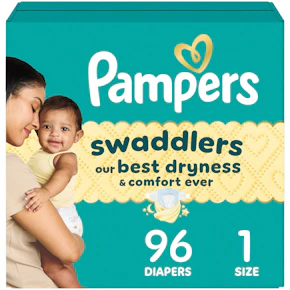 2 Pampers Swaddlers Diaper Boxes