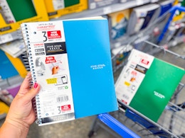 $1.97 Five Star Spiral Notebooks After Walmart Cash (Redeem Up to 5 Times) card image
