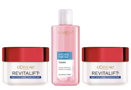 3 L'Oreal Skincare Products