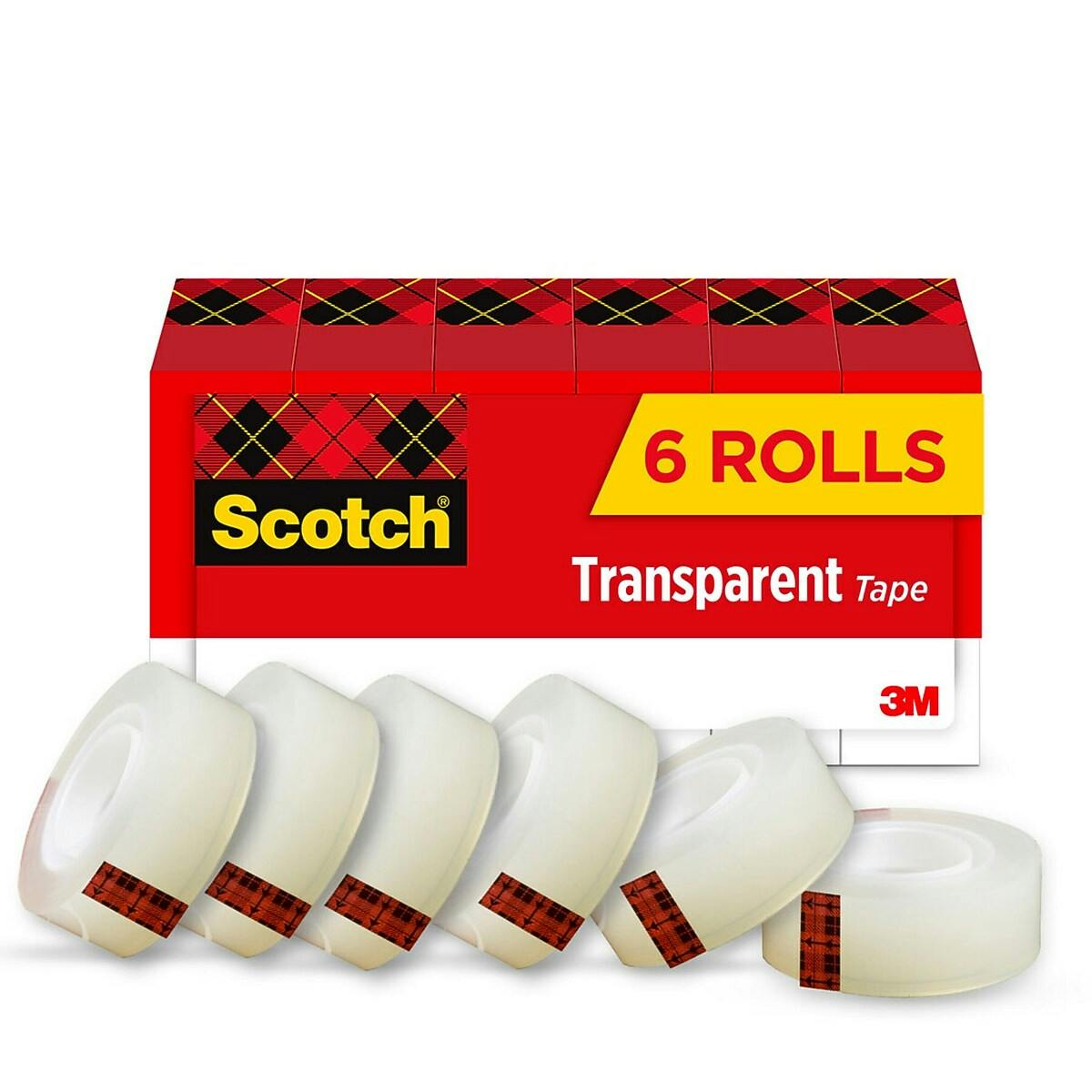 Scotch Transparent Tape 6-Pack