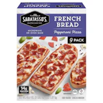 Sabatasso's Frozen French Bread Pepperoni Pizza