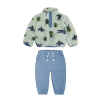 Baby Teddy Fleece Pullover and Jogger Set