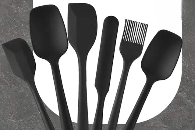 6-Piece Spatula Set, Just $9 on Amazon card image