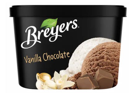 2 Breyers Ice Cream Tubs