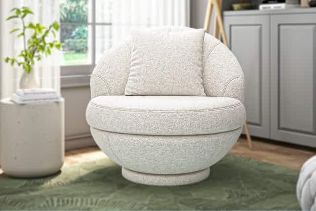 Walmart Rollback Deal: Swivel Storage Chair, Now Just $148 (Reg. $348) card image