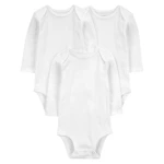 Baby Long Sleeve Bodysuits 3-Pack
