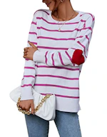 Women's Heart Patch Pullover