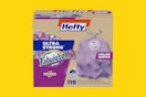 a hefty trash bag