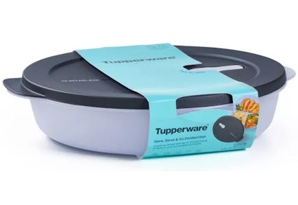 Tupperware Store Serve & Go Divided Container
