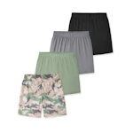 Kids' Lightweight Active Shorts 4-Pack