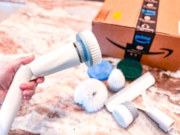 Electric Spin Scrubber, Just $15.59 on Amazon card image