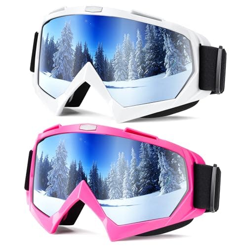 Adult Ski Goggles 2-Pack