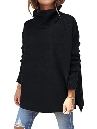 ANRABESS Women's Turtleneck Sweater
