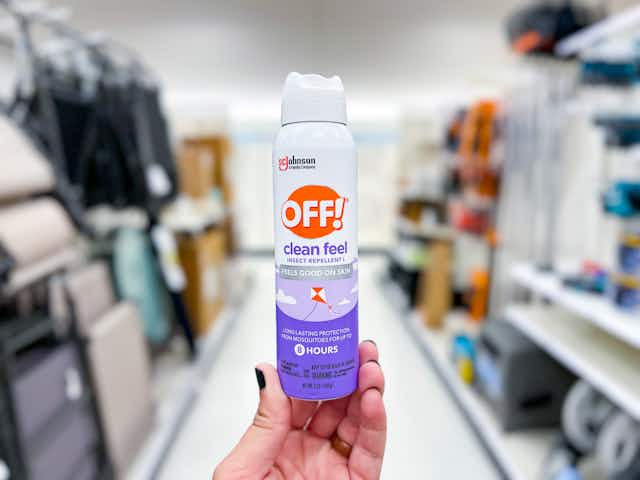 OFF Insect Repellent: 3 for $16.61 on Amazon card image