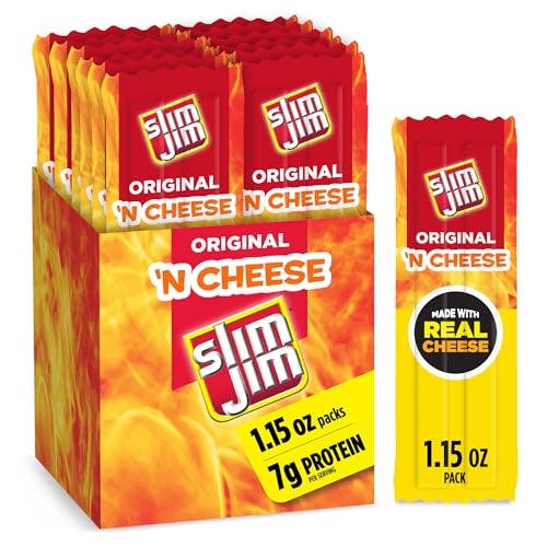 Slim Jim Meat Sticks & Cheese 14-Pack
