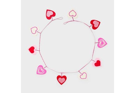 Spritz Valentine's Day Felt Garland