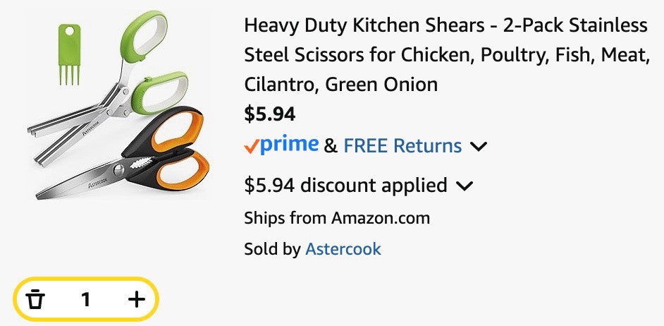 kitchen shears