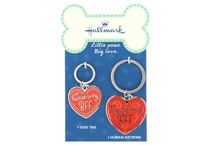Hallmark Pet Tag Keychain Set
