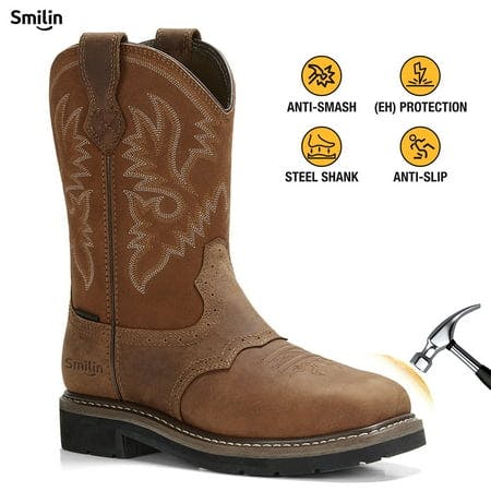 Men's Steel-Toe Work Boots