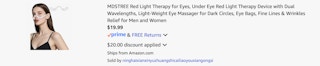 Amazon Red Light Therapy Eye Device 2025 2