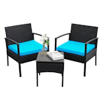 Wicker Patio Conversation Set