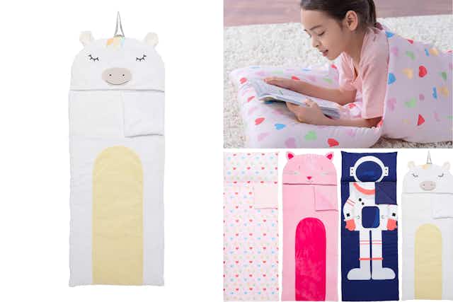 Amazon Basics Kids' Sleeping Bag, Only $15 Shipped card image