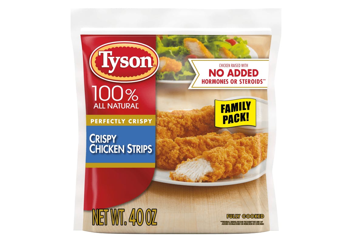 2 Tyson Crispy Chicken Strips