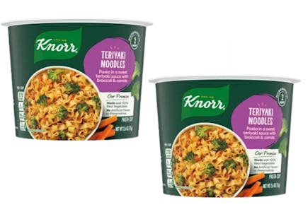 2 Knorr Noodles Cups