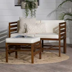 Modular Outdoor Chairs + Ottoman