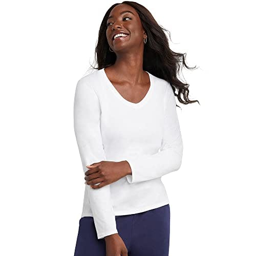 Hanes Women's Long-Sleeve Tee