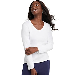 Hanes Women's Long-Sleeve Tee