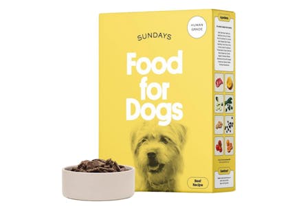 Sundays Dog Food