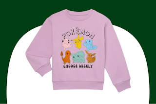 Stock image of the Pokemon girls sweatshirt 