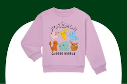 Stock image of the Pokemon girls sweatshirt