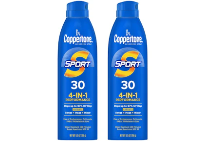 2 Coppertone Sunscreens