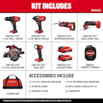 CRAFTSMAN V20 6-Tool Combo Kit